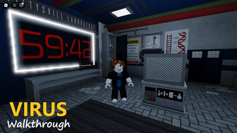 Roblox ESCAPE ROOM The Virus Walkthrough Guide