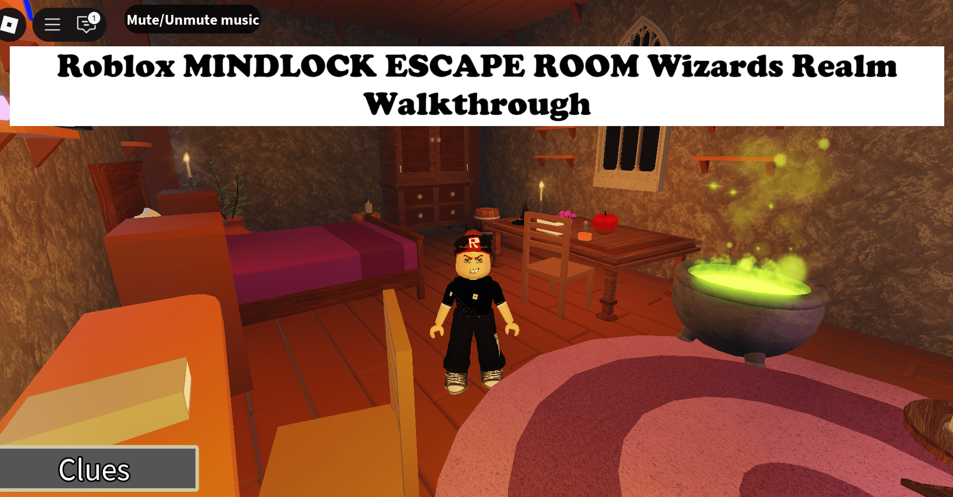 MINDLOCK ESCAPE ROOM Wizards Realm Walkthrough (Roblox)