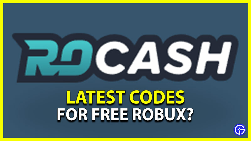 Roblox Rocash Codes - Free Robux?