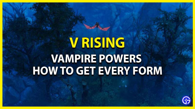 V Rising: How To Get Every Form (Bat, Bear, Rat, Toad, Wolf)