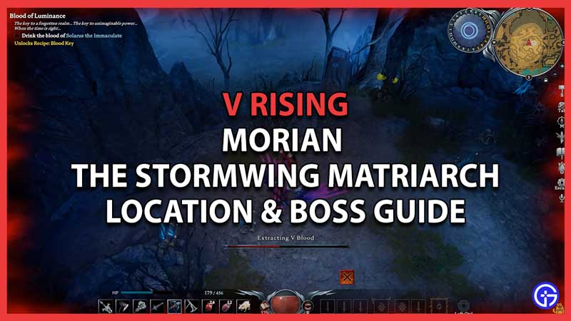 V Rising Morian The Stormwing Matriarch Location & Boss Fight