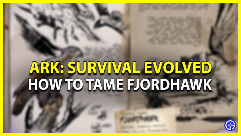 ARK Survival Evolved - How To Tame Fjordhawk