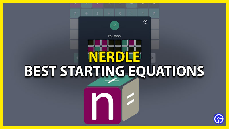 Nerdle: Best Starting Equations (Starter Tips & Tricks Guide)