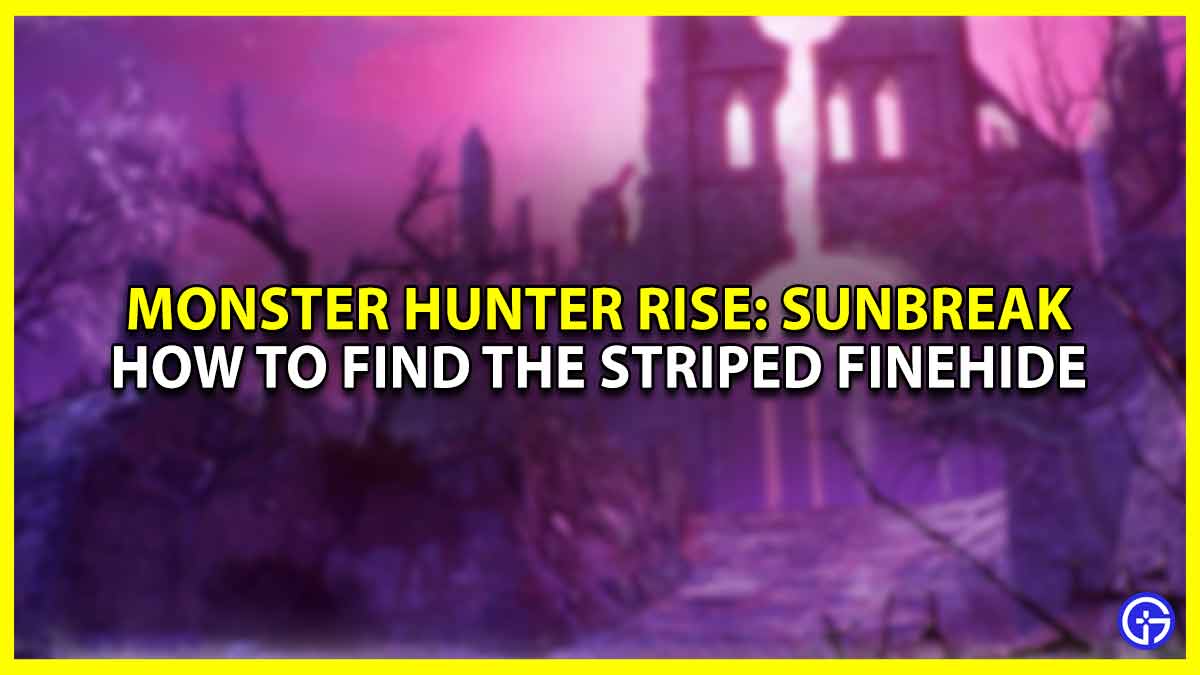 How To Find The Striped Finehide In MHR: Sunbreak