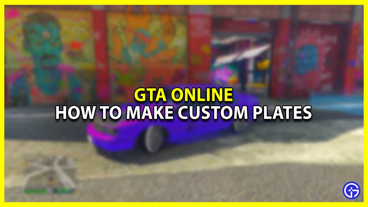 How To Get Custom License Plates In GTA Online