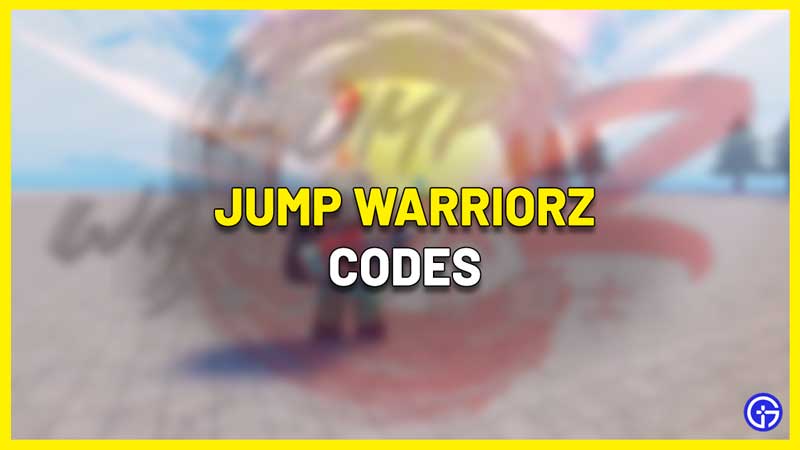 Jump WarriorZ Codes Roblox (March 2023) - Gems, Coins!