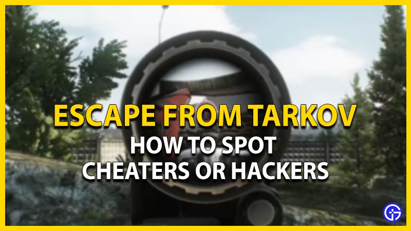 Escape From Tarkov: How To Spot Cheaters