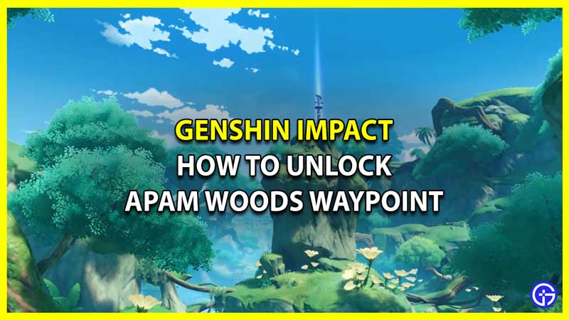 Genshin Impact: Unlock Apam Woods Underground Teleport Waypoint (Sumeru)