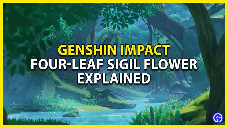 Genshin Impact: Four-Leaf Sigil Flower Explained