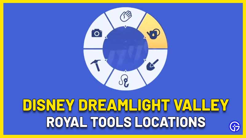 Location Of Pickaxe, Shovel, Watering Can & Fishing Rod In Dreamlight Valley