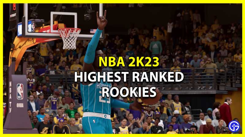 Highest Ranked Rookies In NBA 2K23 - Top Tier Ratings To Draft