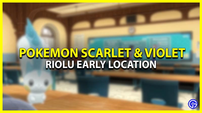 Pokemon Scarlet & Violet: How To Catch Riolu Early