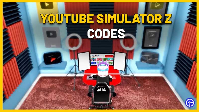 Youtube Simulator Z Codes