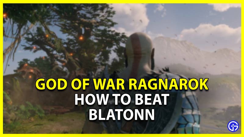 God Of War Ragnarok Defeat Blatonn (Boss Fight)