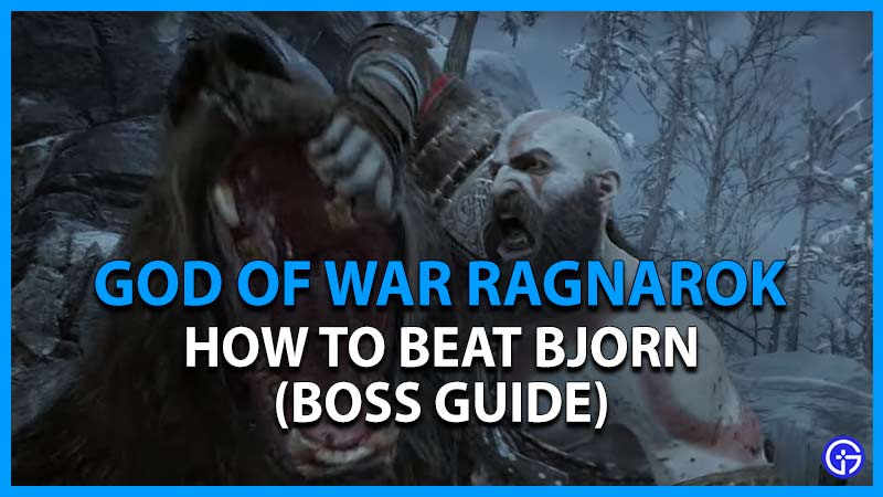 God Of War Ragnarok Bjorn Boss Guide: How To Beat Him