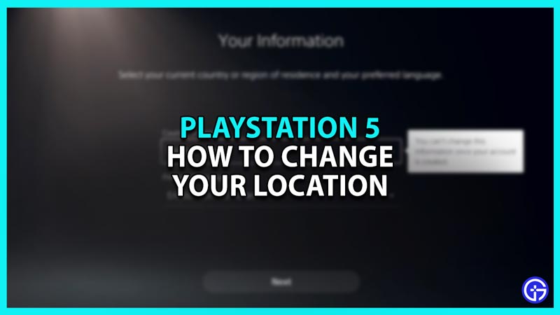 How To Change Your PS5 (PSN) Location [2023]