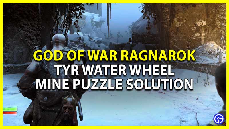 GoW Ragnarok Mine Puzzle Solution For Tyr Water Wheel