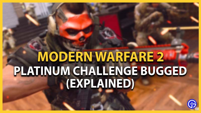 COD MW2 Platinum Challenge Bugged: How To Fix?