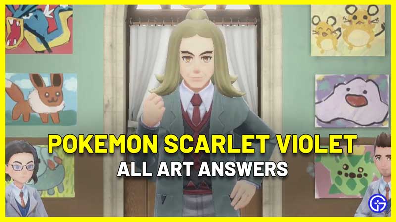 All Art Answers In Pokémon Scarlet & Violet