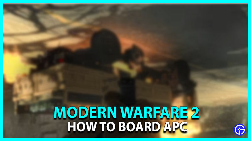 Modern Warfare 2: How To Board APC