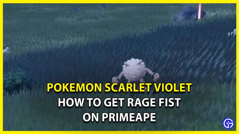 Rage Fist For Primeape In Pokemon Scarlet Violet (SV)