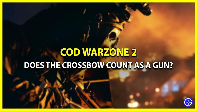 Is the Crossbow Counted As A Gun In COD MW2? (Answered)