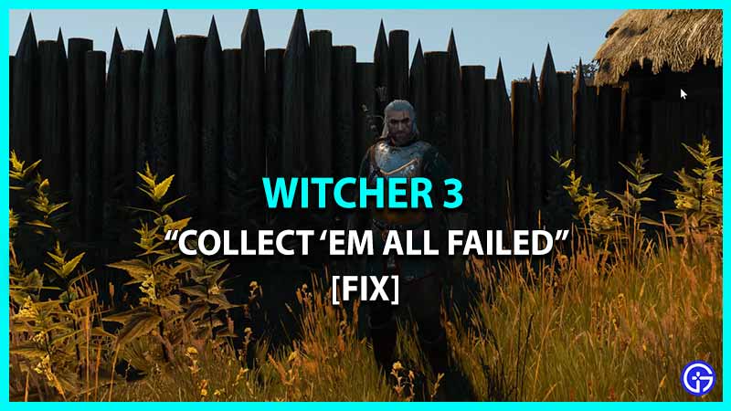 Witcher 3 “Collect ‘Em All” Failed - How To Fix