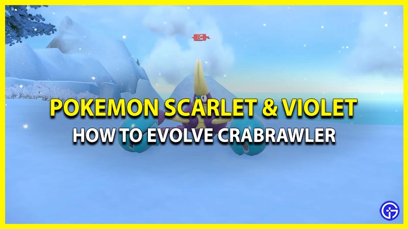 How To Evolve Crabrawler Into Crabominable In Pokemon Scarlet & Violet