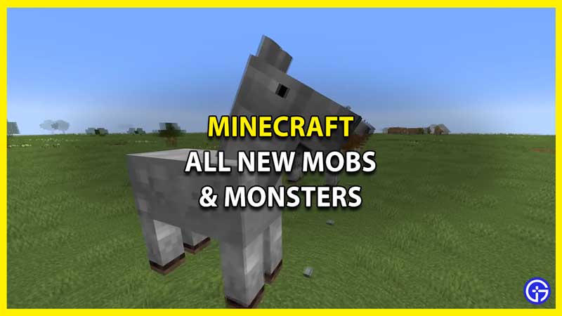 All New Minecraft Mobs List & Monsters (2023)