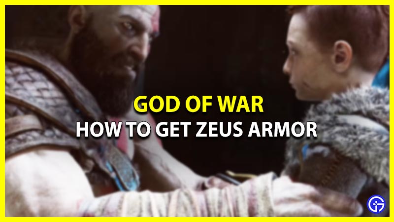 How To Get Zeus Armor In God Of War