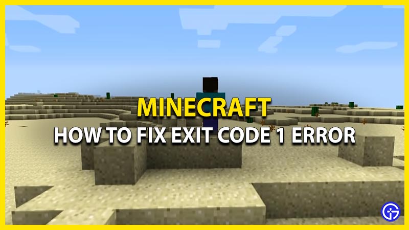 How To Fix Minecraft Exit Code 1 Error