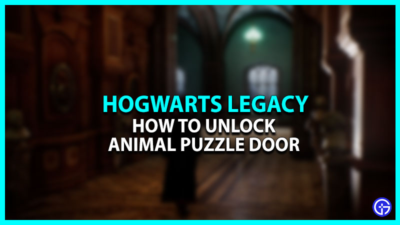 How To Complete Animal Sign Door Puzzles In Hogwarts Legacy