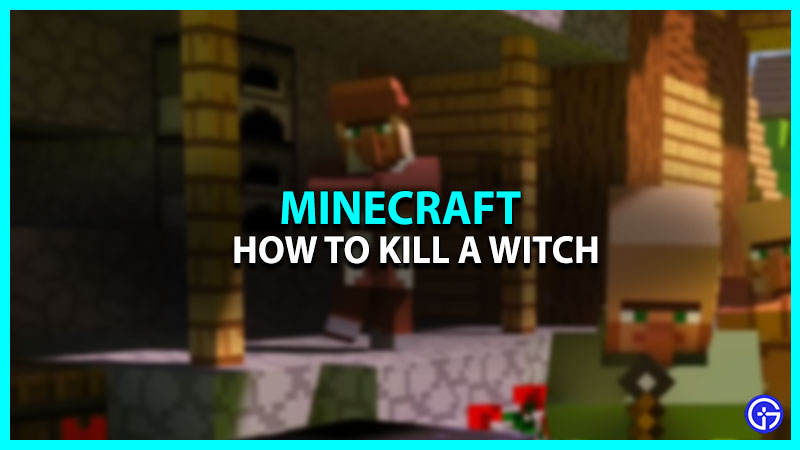 How To Kill Witches In Minecraft