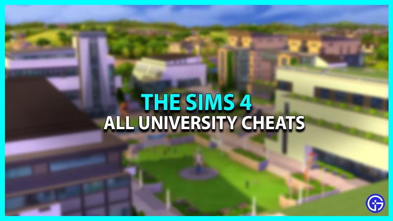 The Sims 4 Discover University Cheats - Wiki