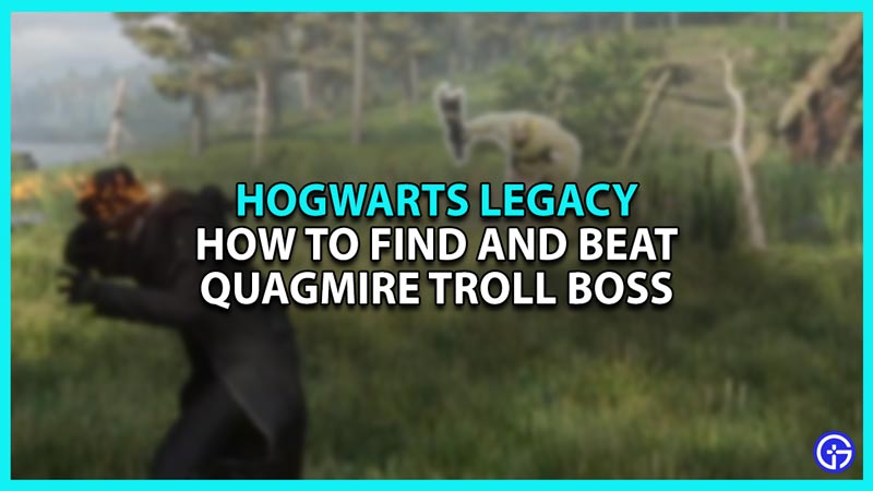 How To Find Quagmire Troll Boss In Hogwarts Legacy