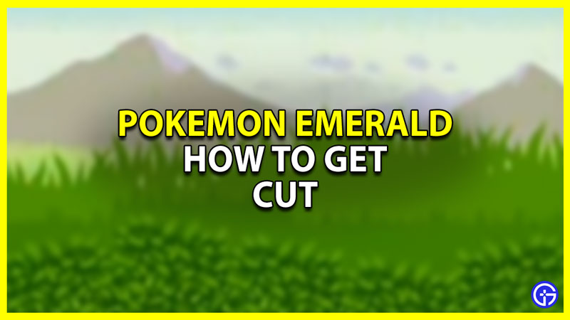 Pokemon Emerald: How To Get Cut (HM 01)