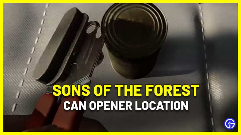 Sons of the Forest Can Opener Location (Open Canned Food)