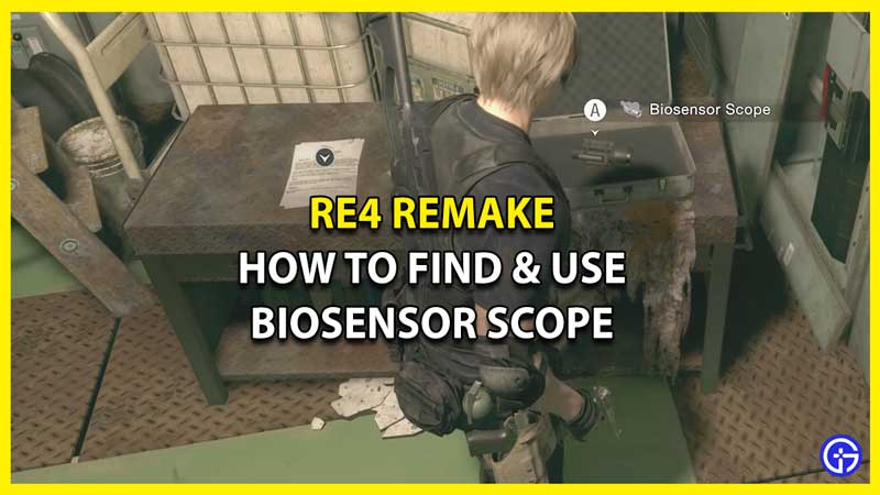 How To Find & Use The Biosensor Scope In RE4 Remake