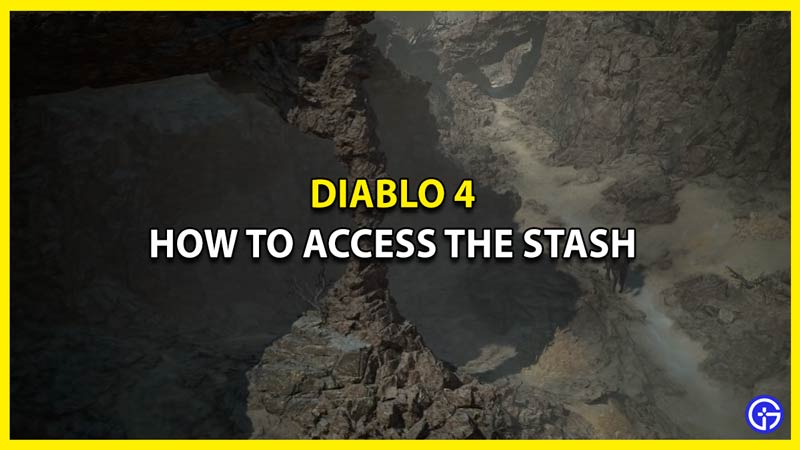 How To Access Stash In Diablo 4