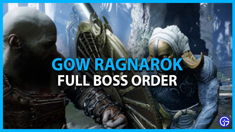 God Of War Ragnarok Boss Order (Story, Favors, & Misc Bosses)