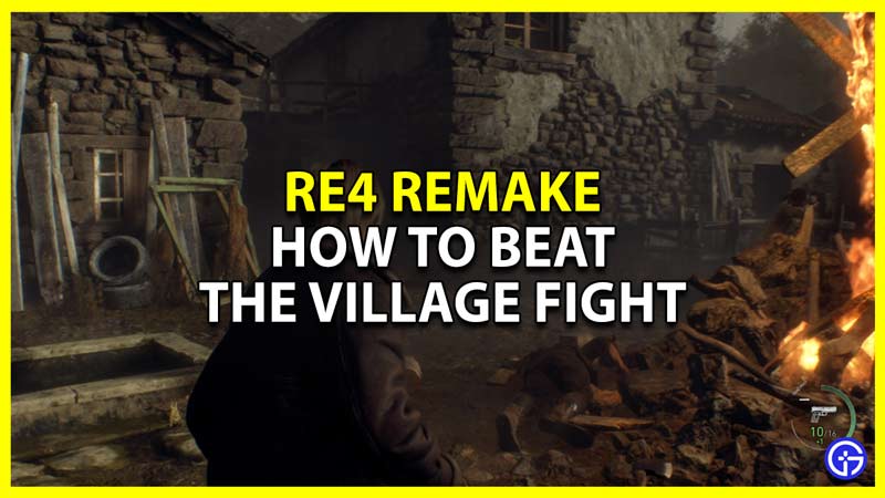 How To Survive Village Fight & Trigger Church Bells In RE4 Remake
