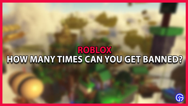 How Many Times Can You Get Banned On Roblox?