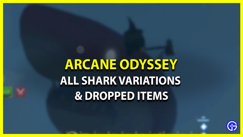 All Shark Types In Arcane Odyssey (Great White, Megalodon ,White Eyes & More)