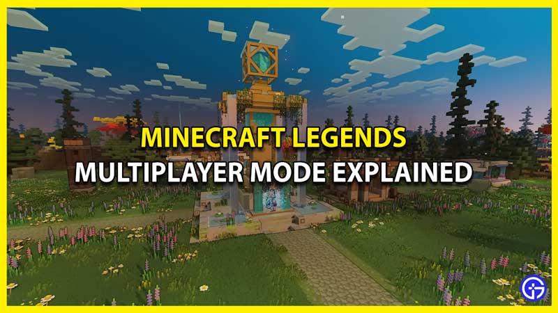 Minecraft Legends Multiplayer Co-op - How To Play PvP Mode