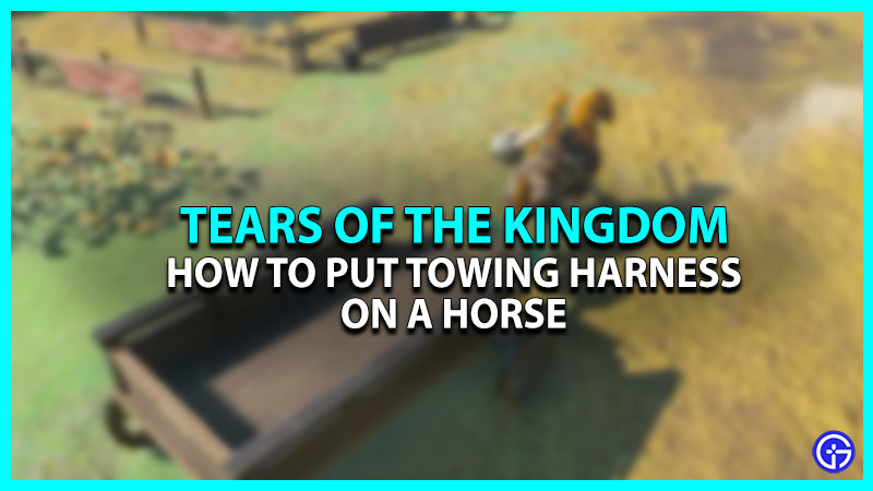 How To Equip Towing Harness On Horse In Tears Of The Kingdom