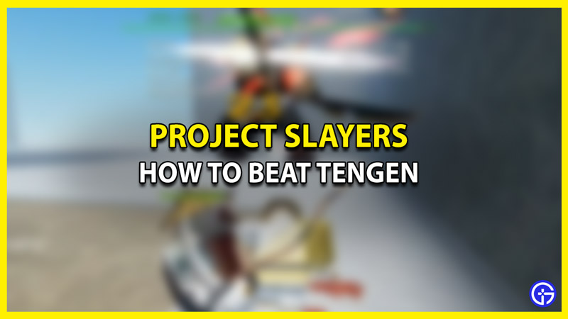 How To Find Tengen In Project Slayers (Boss Fight)