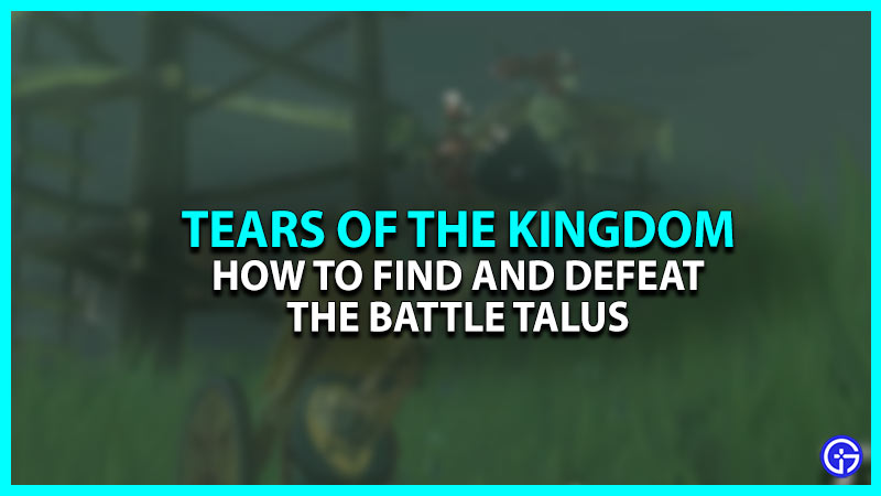 Zelda TOTK Battle Talus: Where To Find & Defeat Boss