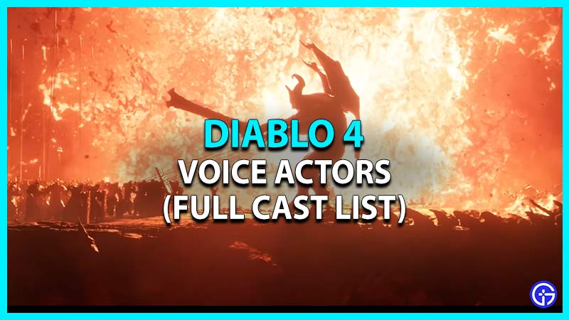 Diablo 4 Voice Actors: Lilith, Lorath Nahr & More