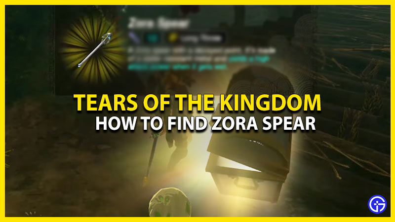 Tears Of The Kingdom Zora Spear Location