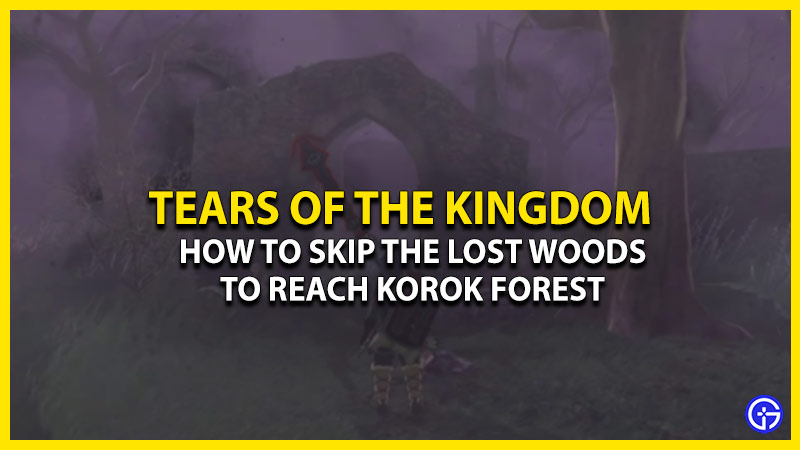 How To Get To Zelda TOTK Korok Forest (Get Through Lost Woods)